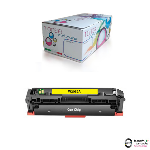 Toner Tech Trade rigenerato HP 415A – W2032A giallo – TTPHPW2032A-CHIP