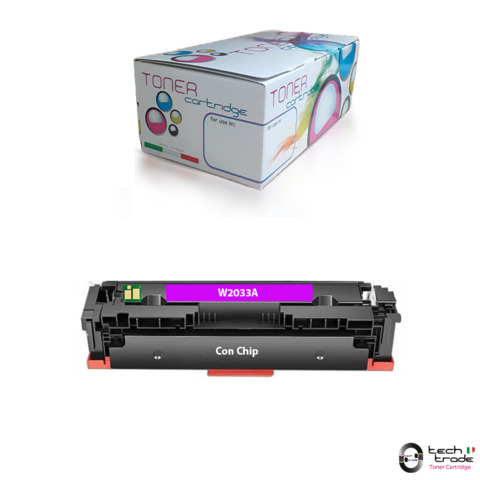Toner Tech Trade rigenerato HP 415A – W2033A magenta – TTPHPW2033A-CHIP