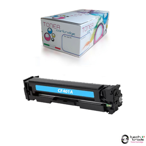 Toner Tech Trade rigenerato HP 201A (CF401A) ciano – TTPHPCF401A