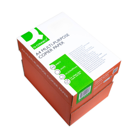 Carta per fotocopie A4 Q-Connect 75 g/m² – risma da 500 fogli – KF10057