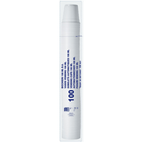 Bicchiere in PS Dopla Professional 160 ml bianco – conf. 100 pz – 42118