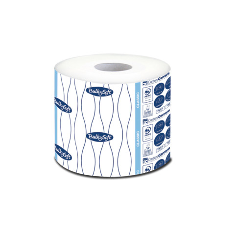Carta igienica fascettata Bulkysoft Classic Hotel 2 veli in pura cellulosa – bianco – conf. 96 pz – 66087.E20