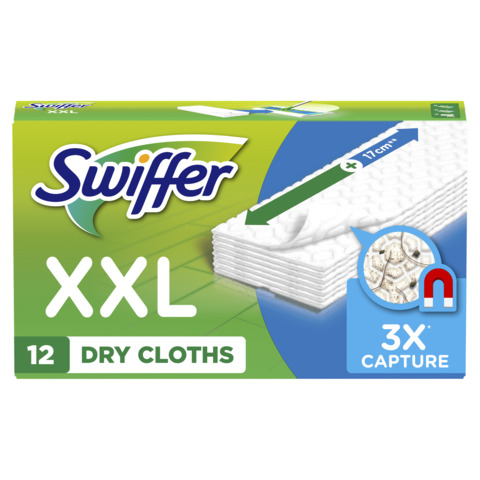 Kit di ricarica panni Swiffer Dry XXL – 46×26 cm – conf. 12 pz – PG263