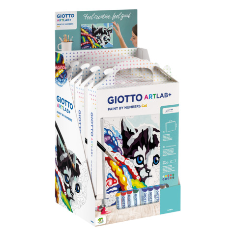 Set Giotto Art Lab Paint By Numbers colora con i numeri – gatti – F582700