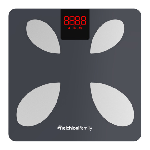 Bilancia pesa persone Smart digitale 0-180 Kg Melchioni Family Piuma con display LCD colorato – 118230012