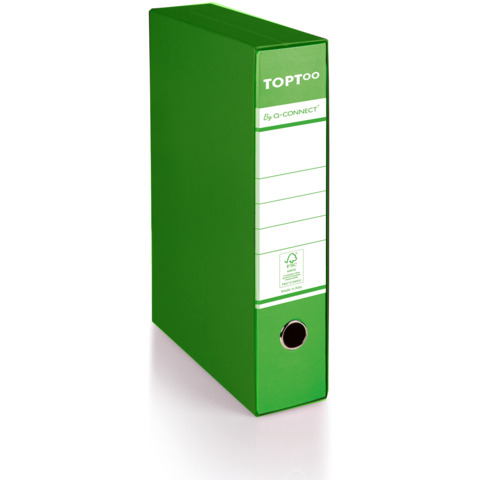 Registratore protocollo con custodia TOPToo by Q-Connect dorso 5 cm – 28,5×35 cm – verde – 0201042/PM.VC