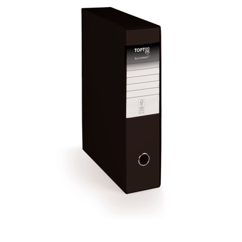 Registratore protocollo con custodia TOPToo Plus by Q-Connect dorso 5 cm – 28,5×35 cm – nero – 0201043/PM.NE