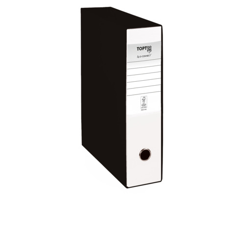 Registratore protocollo con custodia TOPToo Plus by Q-Connect dorso 8 cm – 28,5×35 cm – bianco – 0201043/P.BI