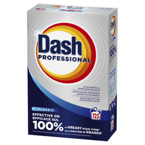 Detersivo in polvere Dash Professional 125 misurini 6,25 Kg – PG269