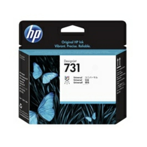 Testina di stampa HP 731 nero opaco, nero per foto, grigio, ciano, giallo, magenta – P2V27A