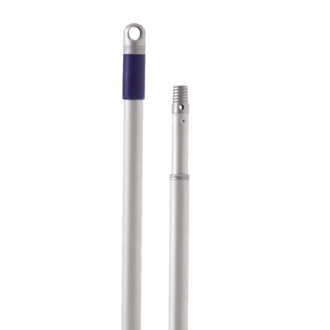Manico telescopico in metallo verniciato Eudorex Pro con foro + filetto 150 cm – A358