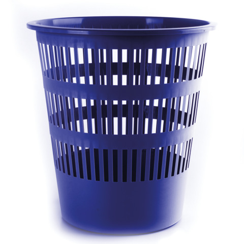 Cestino gettacarte Donau 12 L blu  D307-10