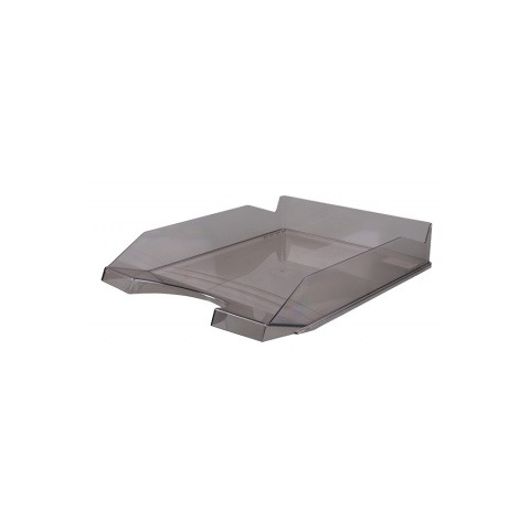 Vaschetta portacorrispondenza da scrivania Office Products in PP A4 – trasparente fumé – 18016011-91