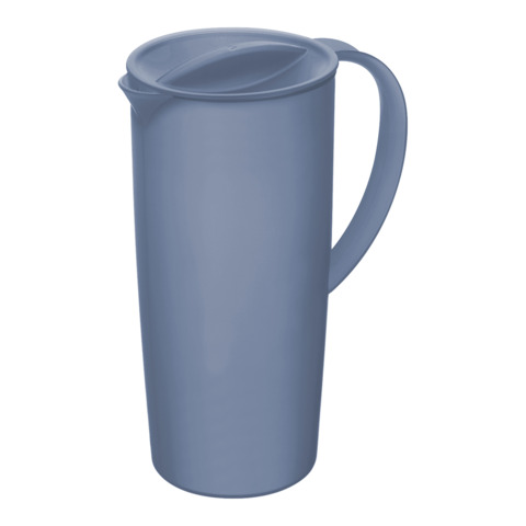 Caraffa Rotho Caruba in plastica PP blu con coperchio 1,2 L – F707058