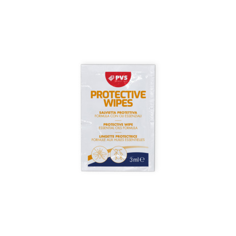 Salviettine protettive antizanzara PVS – conf. 10 pz – 3 ml TOW004