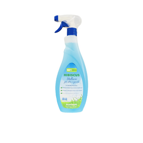 Multiuso per vetri e specchi di origine vegetale Ecochem Hibiscus Ecolabel 750 ml – EL06HIBM750B242