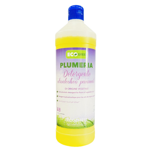 Detergente idroalcolico pavimenti di origine vegetale Ecochem Plumeria Ecolabel 1 L – EL01PLUL001B230
