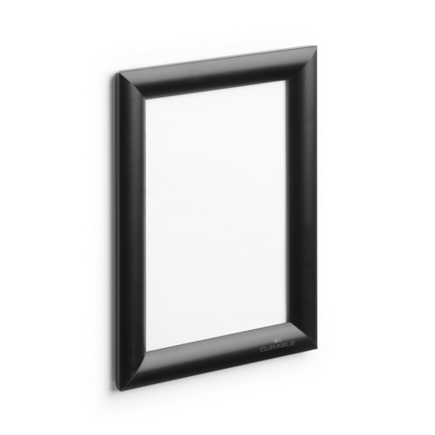 Cornice a scatto in alluminio A5 nero Durable 4795-01