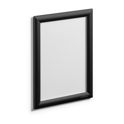 Cornice a scatto in alluminio A4 nero Durable 4796-01