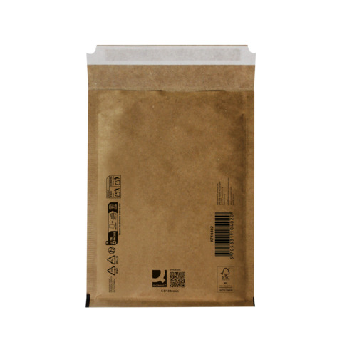 Buste imbottite per spedizioni Q-Connect avana 3/C – conf. 10 pz – 150×215 mm KF10422