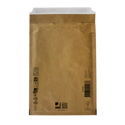 Buste imbottite per spedizioni Q-Connect avana 4/D – conf. 10 pz – 180×265 mm KF10423