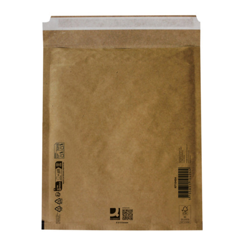 Buste imbottite per spedizioni Q-Connect avana 5/E – conf. 10 pz – 220×265 mm KF10424