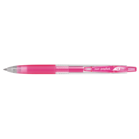 Penna gel a scatto Pilot Pop Lol punta 0,7 mm Neon Pink 001820