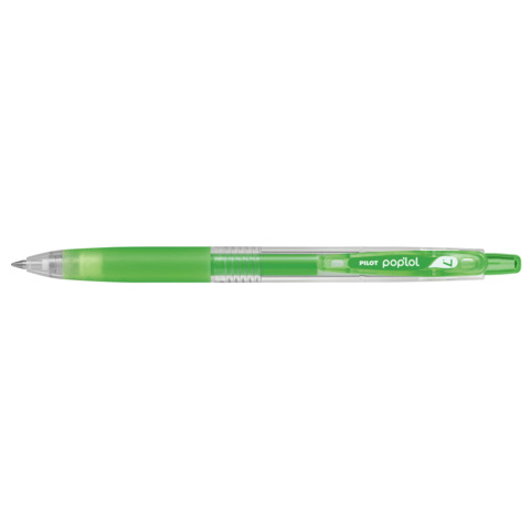 Penna gel a scatto Pilot Pop Lol punta 0,7 mm Neon Green 001823