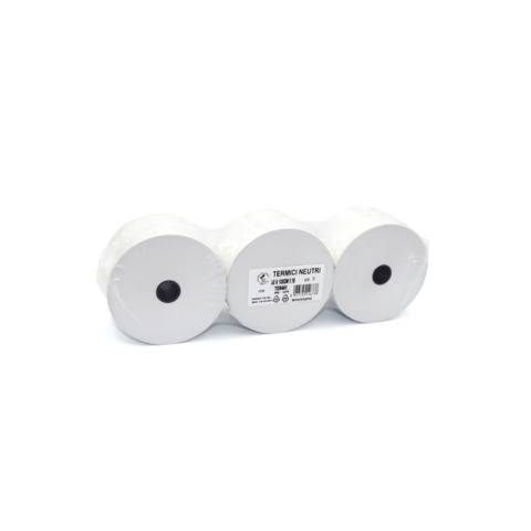 Rotol termici per aree di servizio Rotolificio Pugliese BPA FREE 60 mm Ø100 mm f. 18 mm 80 g/m² – conf. 3 pz