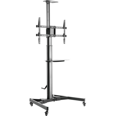 Supporto TV mobile Fellowes regolabile 91×68,3×213,8 cm – nero 100136877