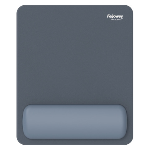 Tappetino mouse con poggiapolso Fellowes Breyta – antibatterico Microban 24×20 cm – blu marino – 100142557