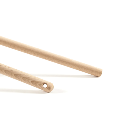 Manico industriale in legno grezzo senza foro Perfetto Woody DS 130 cm x Ø2,3 cm 0037D