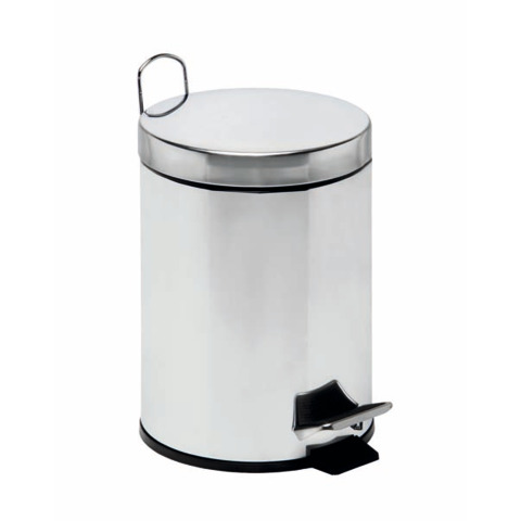 Pattumiera a pedale Medial Bin galva con secchio in acciaio galvanizzato 205x278mm/5L – 106405
