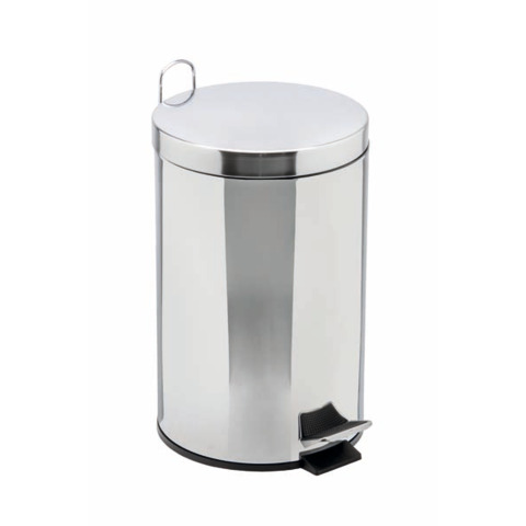Pattumiera a pedale Medial Bin galva con secchio in acciaio galvanizzato 250x400mm/12L – 106412