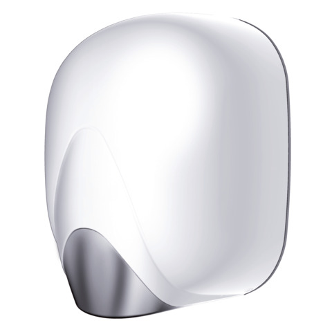 Asciugamani elettrici con resistenza a lama d’aria Medial Zefiro hot 221x157x285mm alluminio bianco – 704335