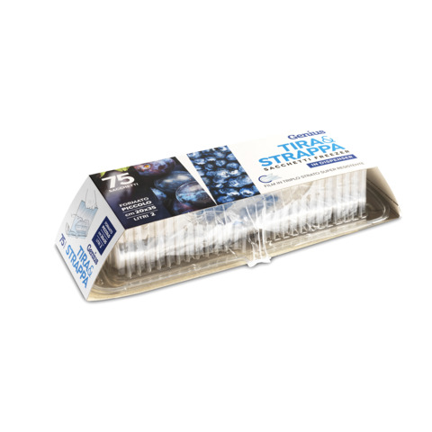 Dispenser sacchi frigo in rotolo Genius Peter Pan Plast Tira e Strappa conf. 75 pz 20×35 cm – GENTS20