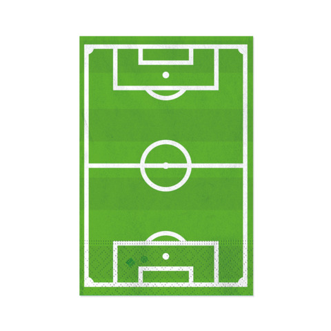 Tovaglioli Big Party a tema Football 33×33 cm – conf. 16 pz – 76866