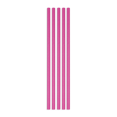 Cannucce in carta Ecolor Ø 0,5 cm fucsia – conf. 50 pz – 74038