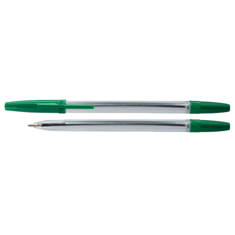 Penna a sfera Office Product – punta 1,0 mm verde – conf. 50 pz – 17015211-02