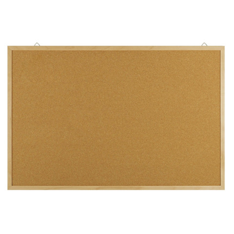 Bacheca in sughero Office Products con cornice in legno 60×40 cm 20073211-97