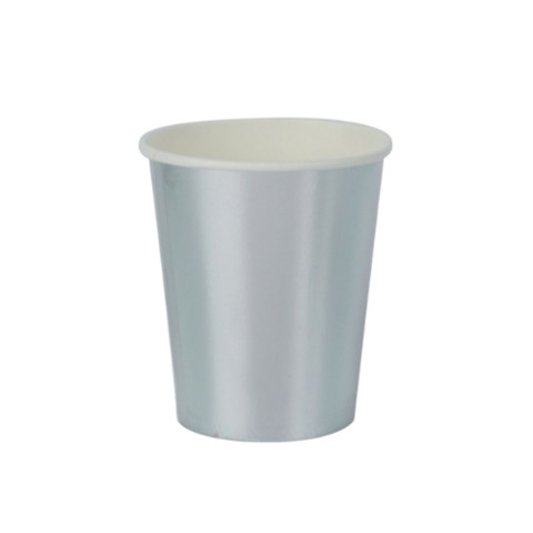 Bicchieri di carta Party Go 27 ml conf. 16 pz argento AK0043