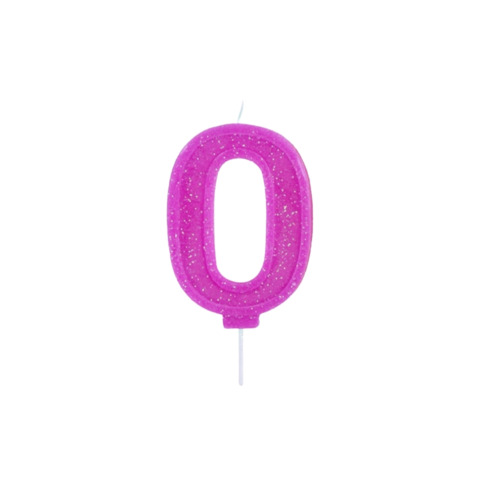 Candelina Party Go colori assortiti H.7,5 cm n° 0 EA0001