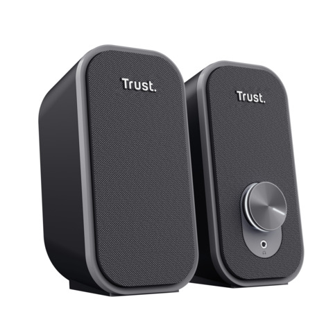 Set di altoparlanti 2.0 6W RMS Trust Ador nero/grigio 25670