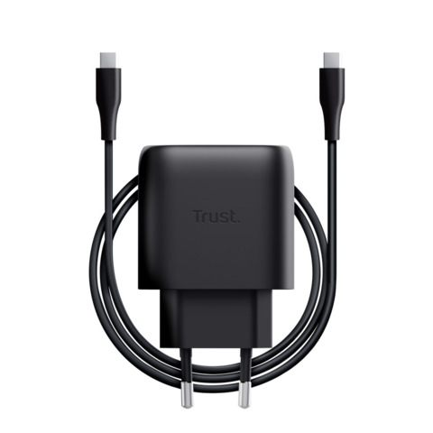 Caricabatterie Trust Maxo USB-C GaN 45W per Apple nero – 25721