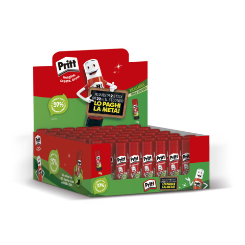Espositore 60 colle stick Pritt Original 22 g – 3101453