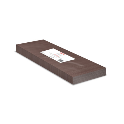 Tovaglia Fato 1 velo in carta a secco 1×1 m conf. 25 pz cioccolato 88554100