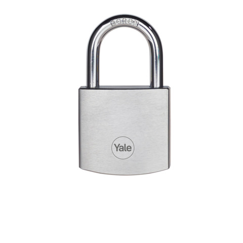Lucchetto in ottone cromato Yale – 40 mm – YY120B/40/125/1