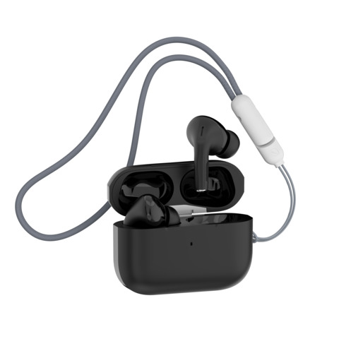 Auricolari Celly Harmony True Wireless IN-EAR con cancellazione attiva del rumore – nero – HARMONYBK