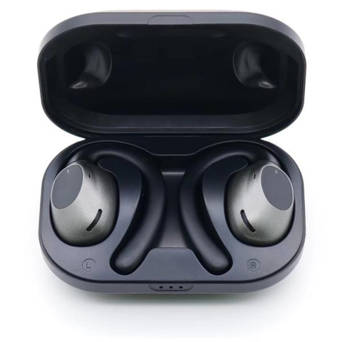 Auricolari sportivi Nilox Runbeat true wireless ENC con archetto ergonomico – colore nero – NXTWRUNBEATOR