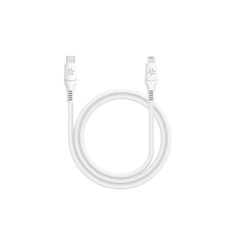 Cavo USB-C / Lightning in PVC Celly Pro Compact 2 60W 1 m – bianco PC2USBCLIGHTWH